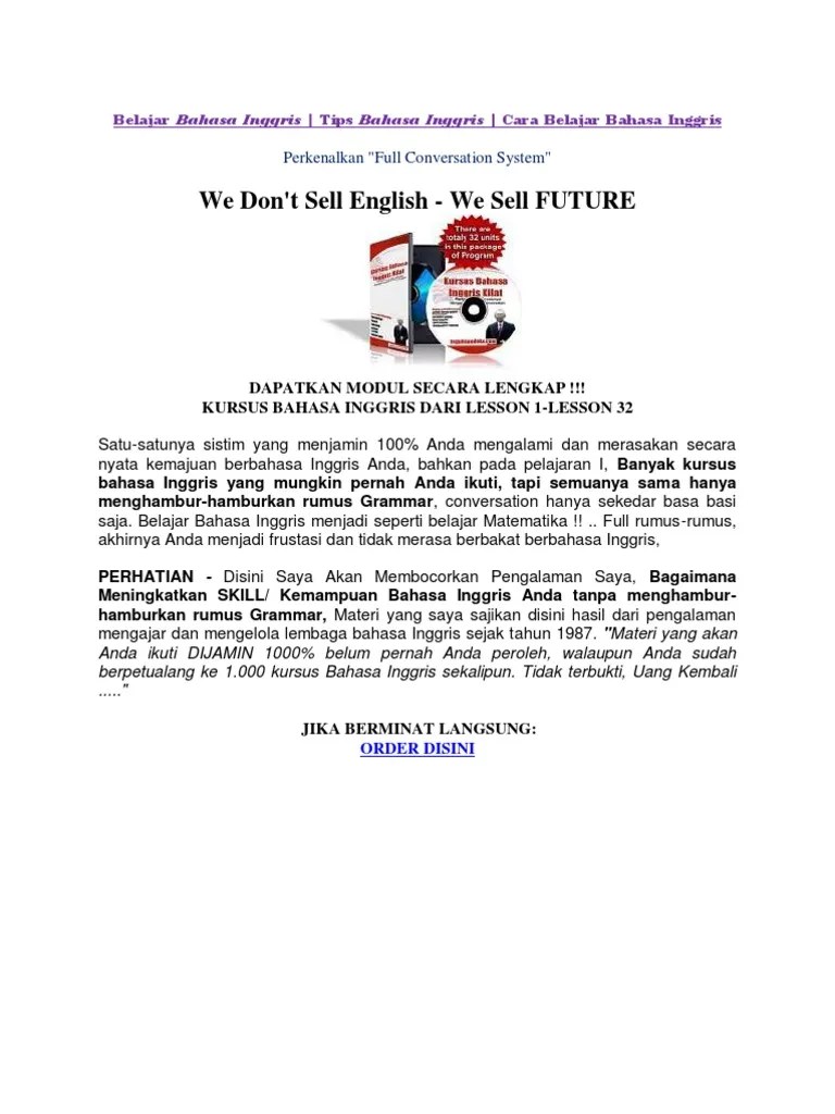Contoh Pengalaman Belajar Bahasa Inggris Dalam Bahasa Inggris - Cara  Mengajarku