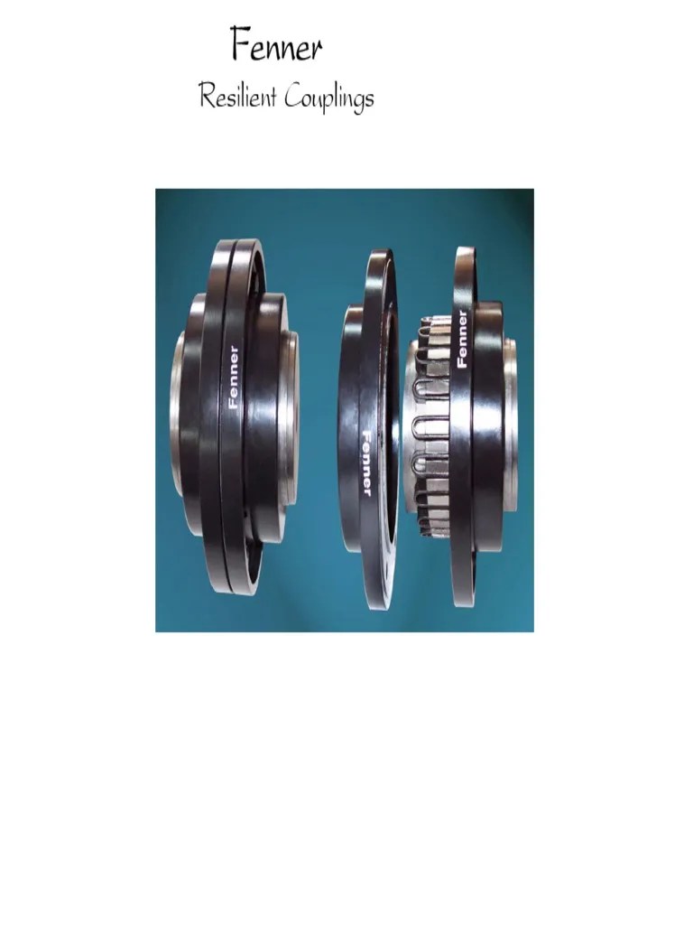 Fenner Resilient Couplings PDF PDF Mechanical Engineering Manufactured Goods