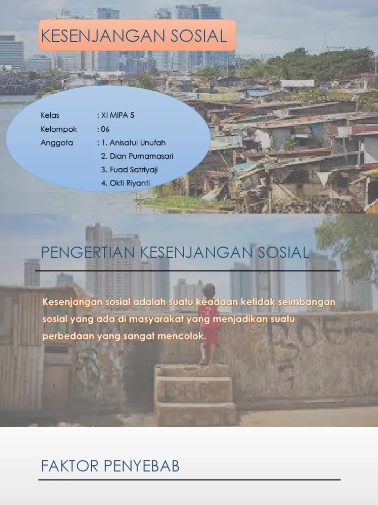 Kesenjangan Sosial | PDF