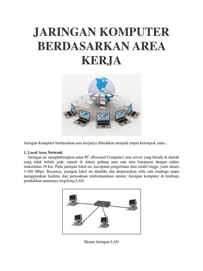 Jaringan Komputer Berdasarkan Area Kerja | PDF