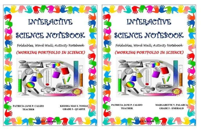 Interactive Science Notebook (Cover) PDF