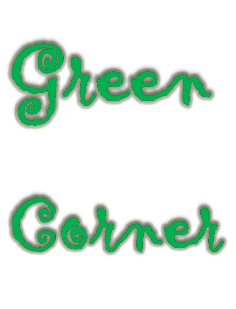 Green Corner Label PDF
