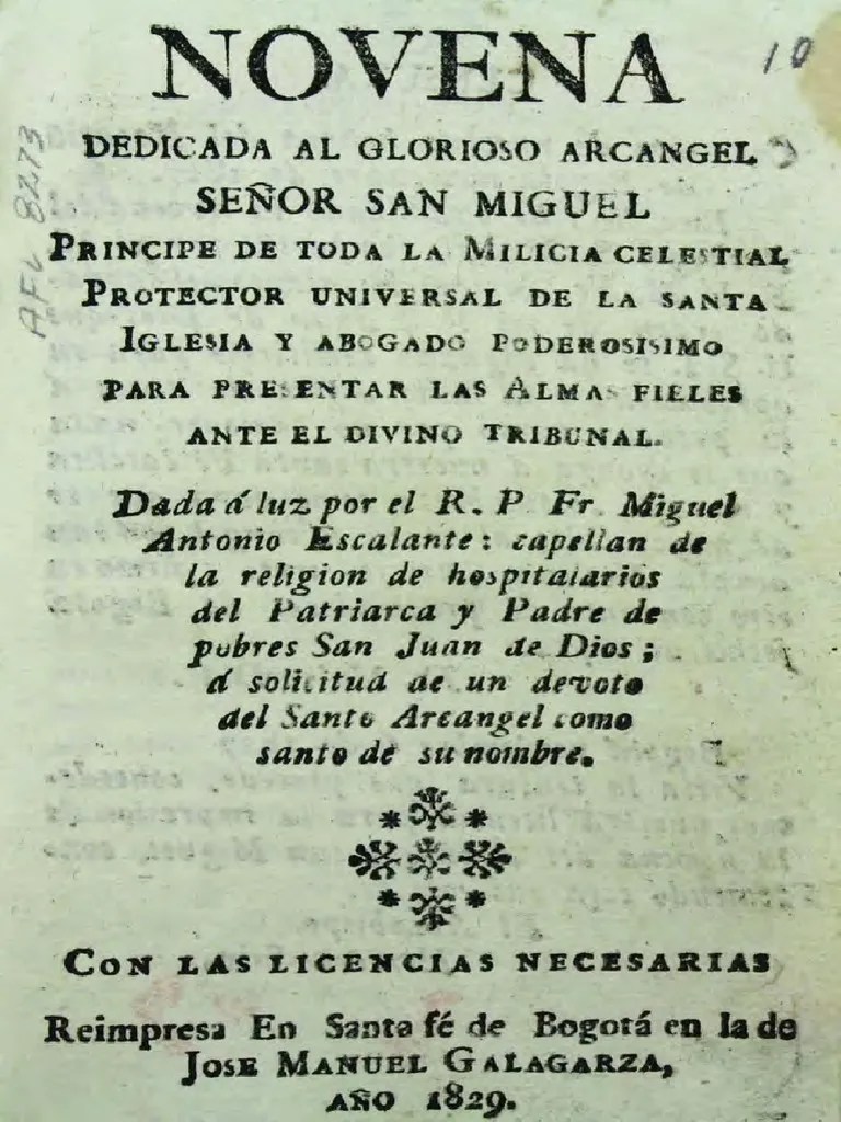 novena san miguel arcangel.pdf Miguel (Arcángel) Oración