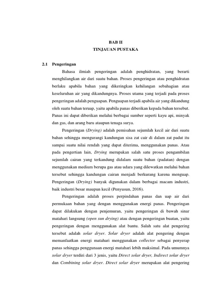 BAB II Drying | PDF