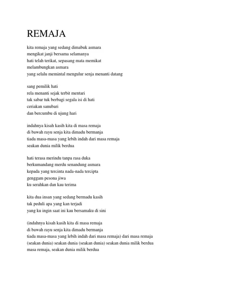 Apa Adanya Lirik Hivi