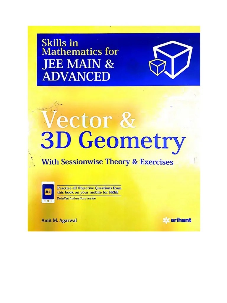 Arihant Vector and 3D Geometry Skills in Mathematics For IIT JEE Main