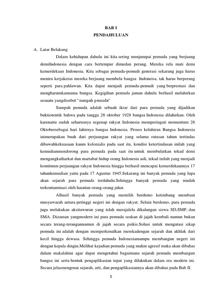 Contoh Pidato Sumpah Pemuda Untuk Pelajar Singkat · Kumpulan Contoh Terbaru