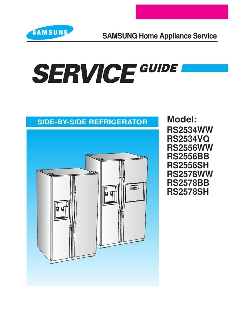 Samsung PDF Refrigerator Fahrenheit