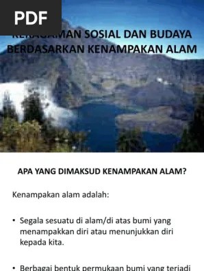 PW IPS 4.1 - Kenampakan Alam | PDF