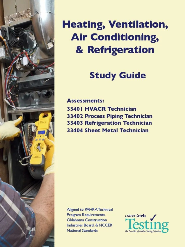 HVAC Study Guide.pdf Educational Assessment Hvac