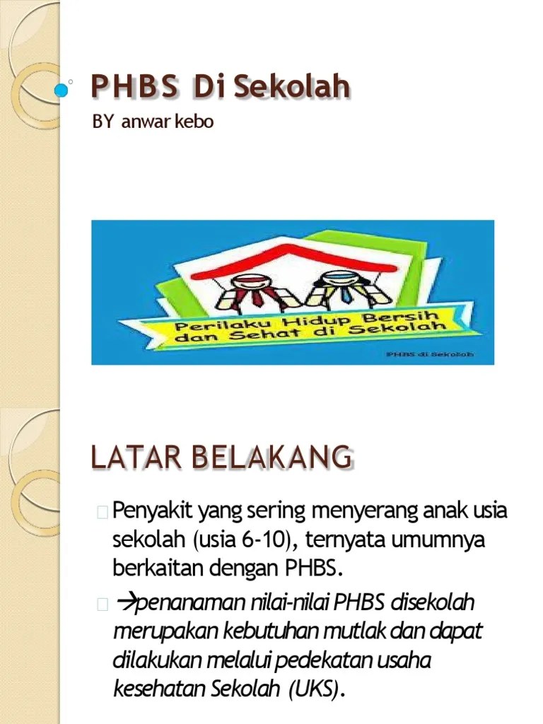 Materi Penyuluhan PHBS Dikonversi | PDF