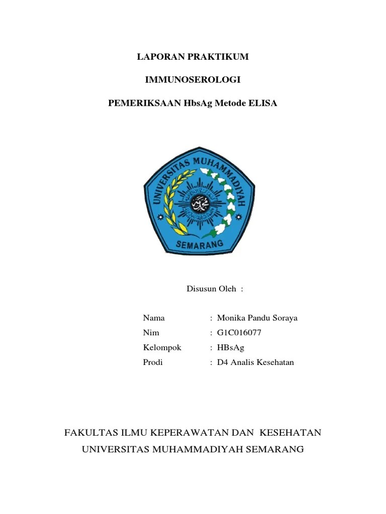 Laporan Praktikum Imunologi SMT 6 | PDF