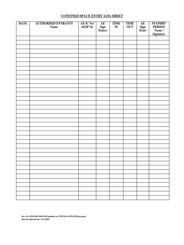 CONFINED SPACE ENTRY LOG SHEET 2019.docx