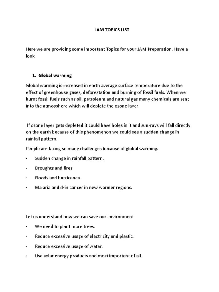 Jam Topics List PDF Social Networking Service Android (Operating(03)