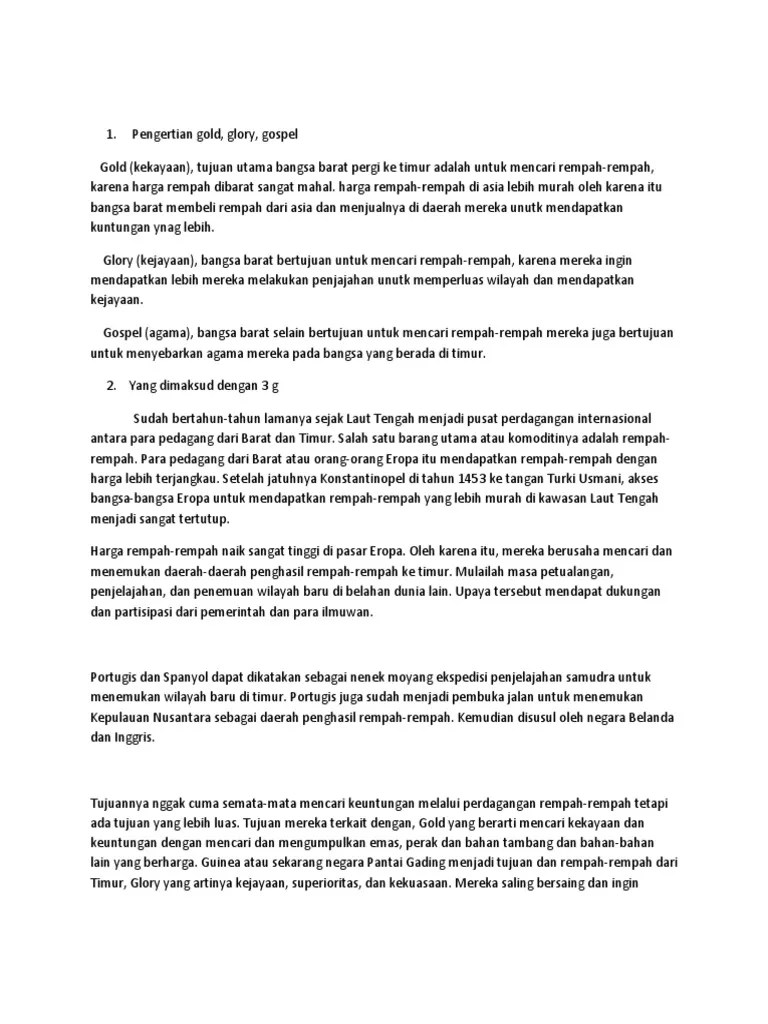 Tercepat Gold Glory Dan Gospel Merupakan Tujuan Dari