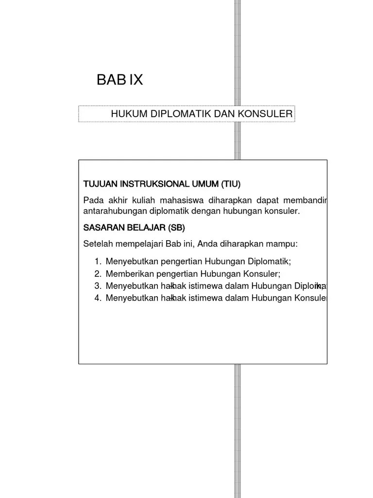 Hukum Diplomat Dan Konselor