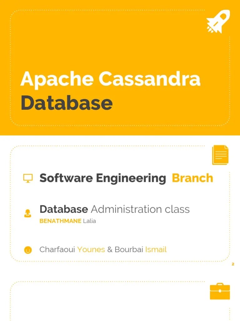 Apache Cassandra Database PDF No Sql Databases