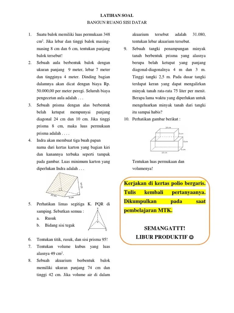 Prisma Limas SMP Kelas 9