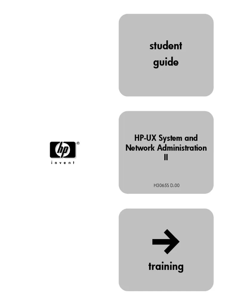 HpUx Student Guide Part 2 PDF PDF Osi Model Computer Network