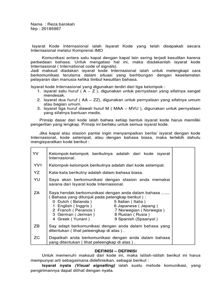 Isyarat Visual | PDF