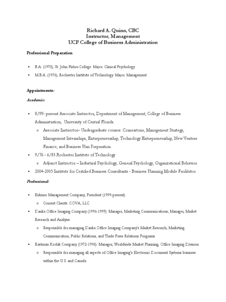 Richard Quinn UCF Instructor Management Experience PDF(03)