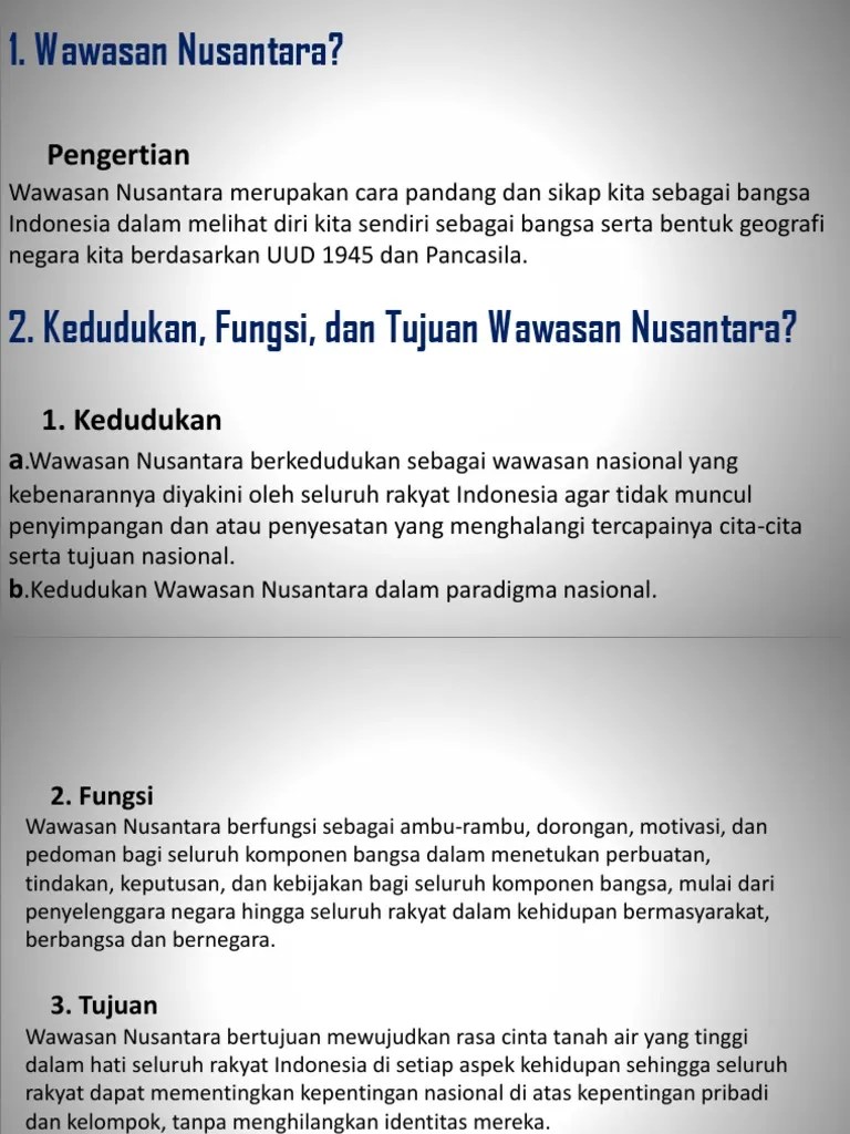 Wawasan Nusantara | PDF