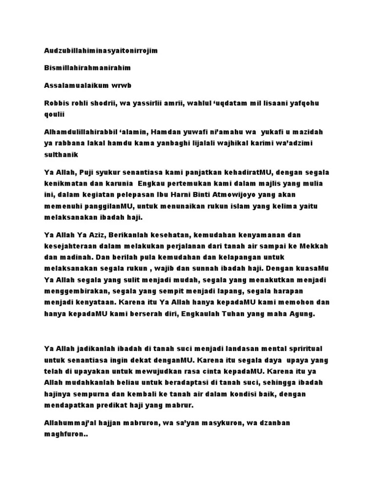 Bismillahirahmanirahim Uti Ibadah Haji | PDF