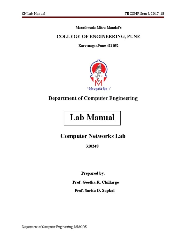 Lab Manual Computer Networks For SPPU PDF Domain Name System