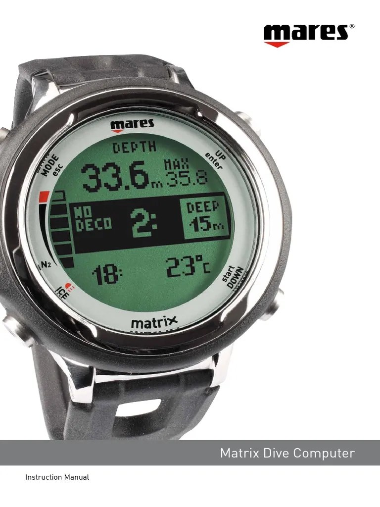Matrix Manual PDF | PDF | Scuba Diving | Underwater Diving