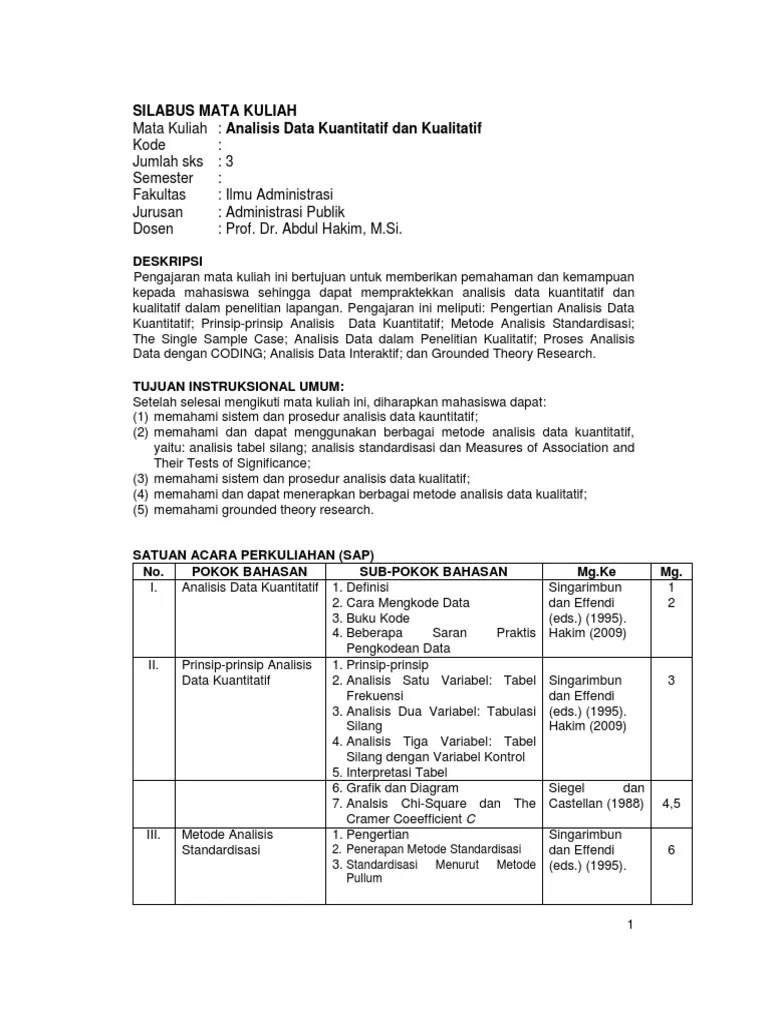Microsoft Word Analisis Data Kaunti Kuali Saps1 | PDF