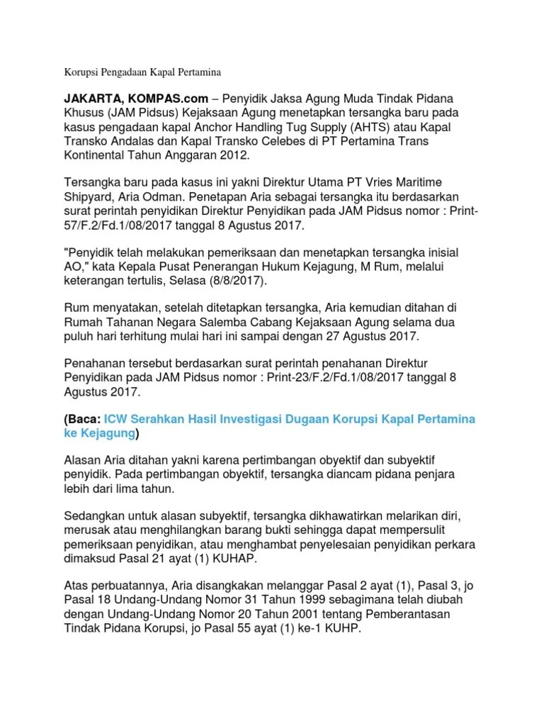 Makalah Individu Korupsi | PDF