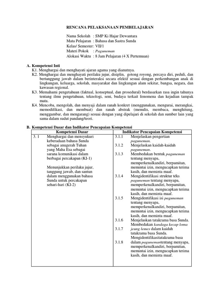 Contoh Paguneman Basa Sunda 4 Orang – Nasi