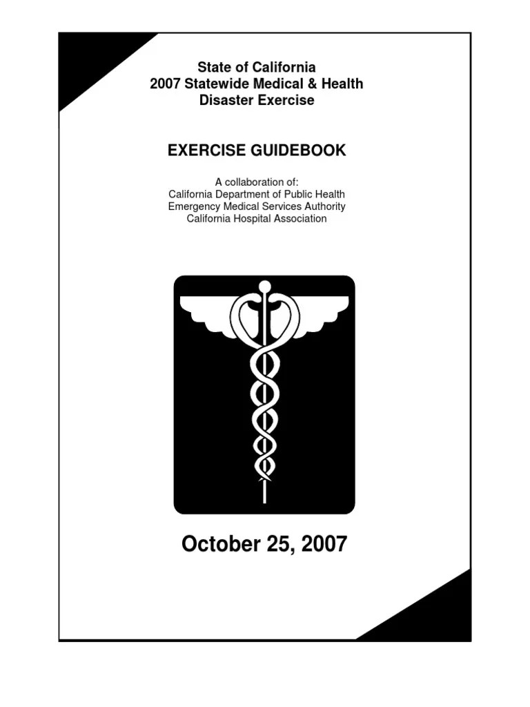 Disaster Drill Guidebk PDF Joint Commission Emergency Department