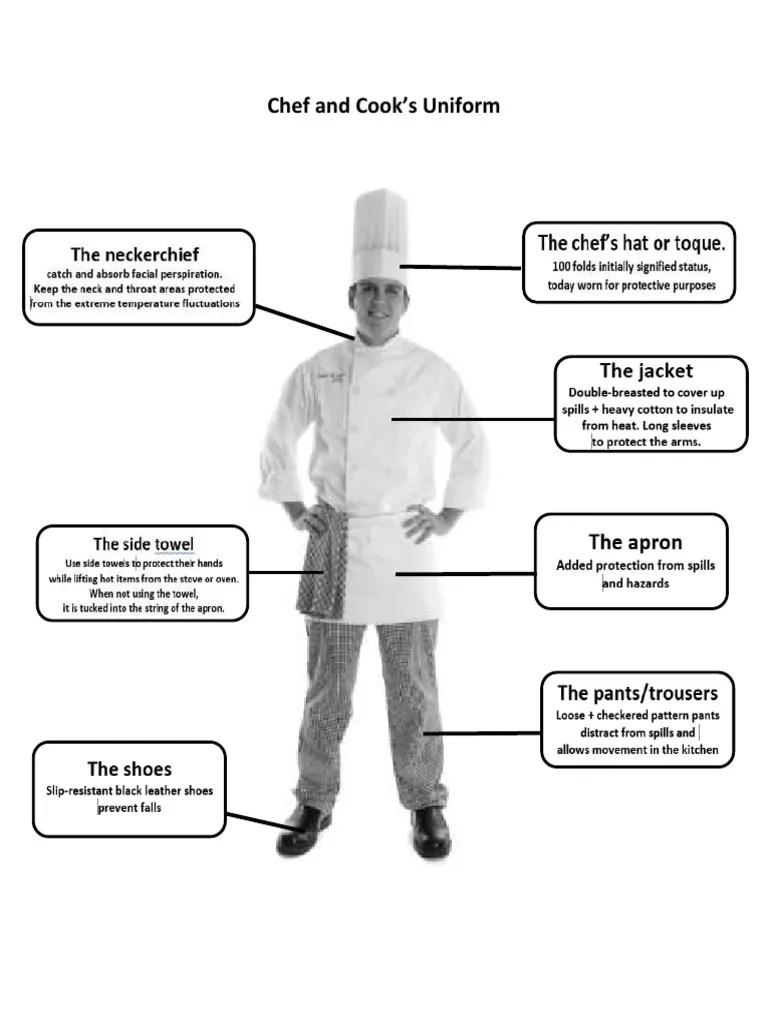 Chef and Cook’s Uniform Necktie Blouse