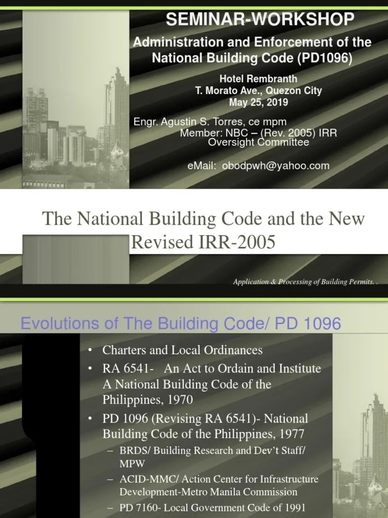 National Building Code of The Philippines PDF Building Code