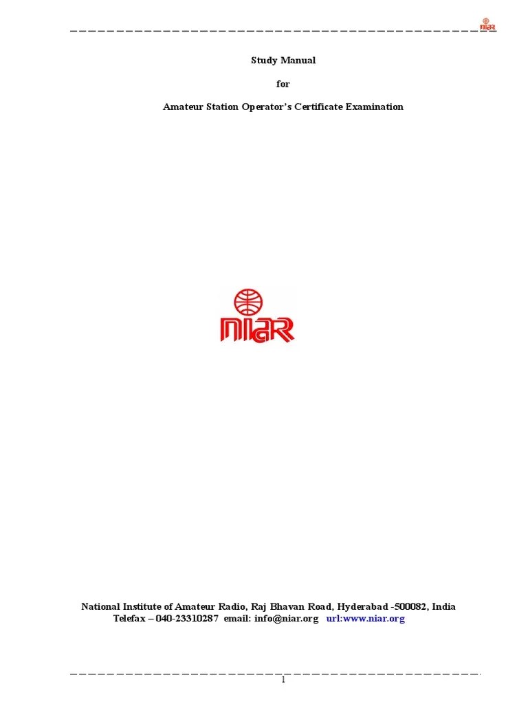 HAM Radio License Manual | PDF | Inductance | Inductor