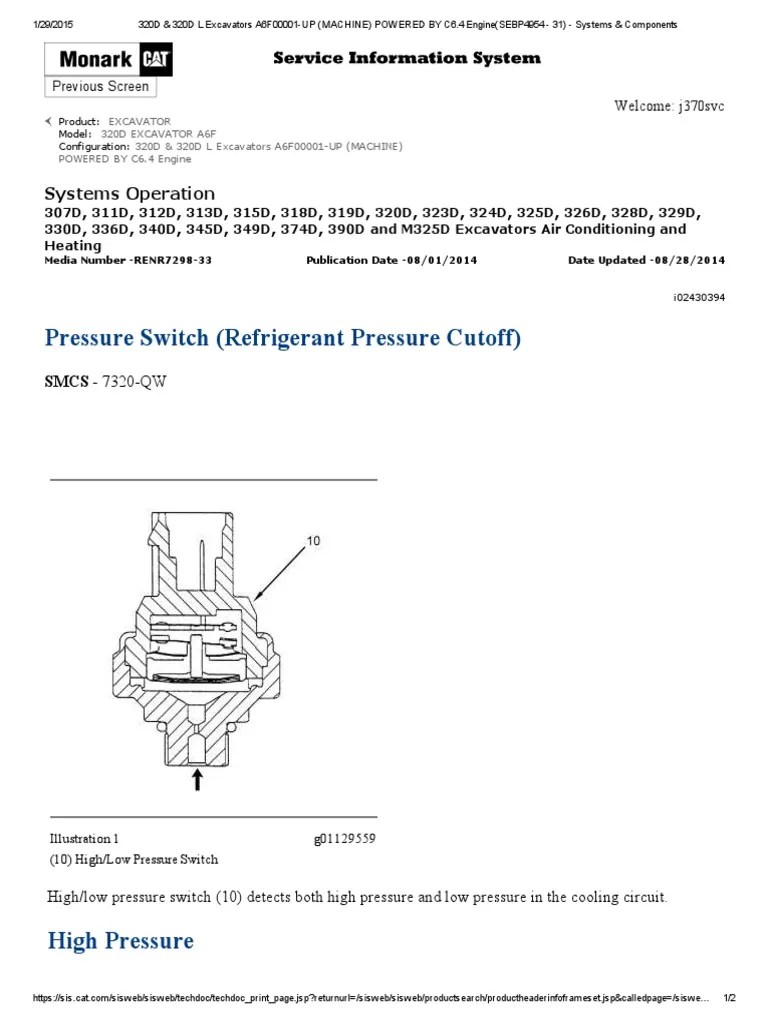 Pressure Switch (Refrigerant Pressure Cutoff) | PDF | Switch | Air