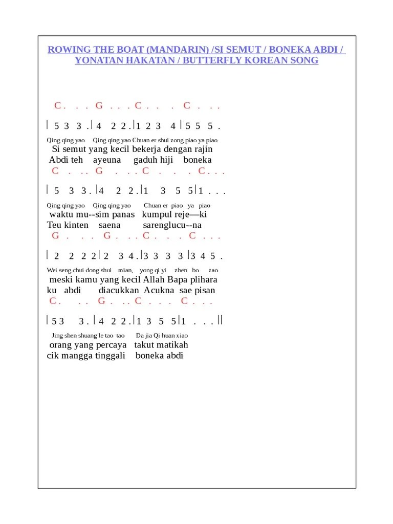 Lagu Si Semut PDF | PDF