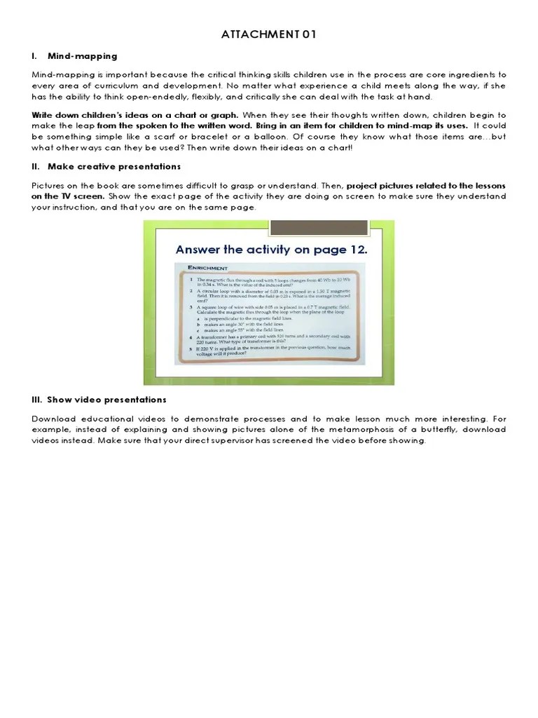 Elementary Teachers Training | PDF | Puzzles | Word