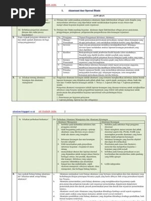 Jawaban Ak Dasar Jasa 01 Akuntansi Dan Operasi Bisnis