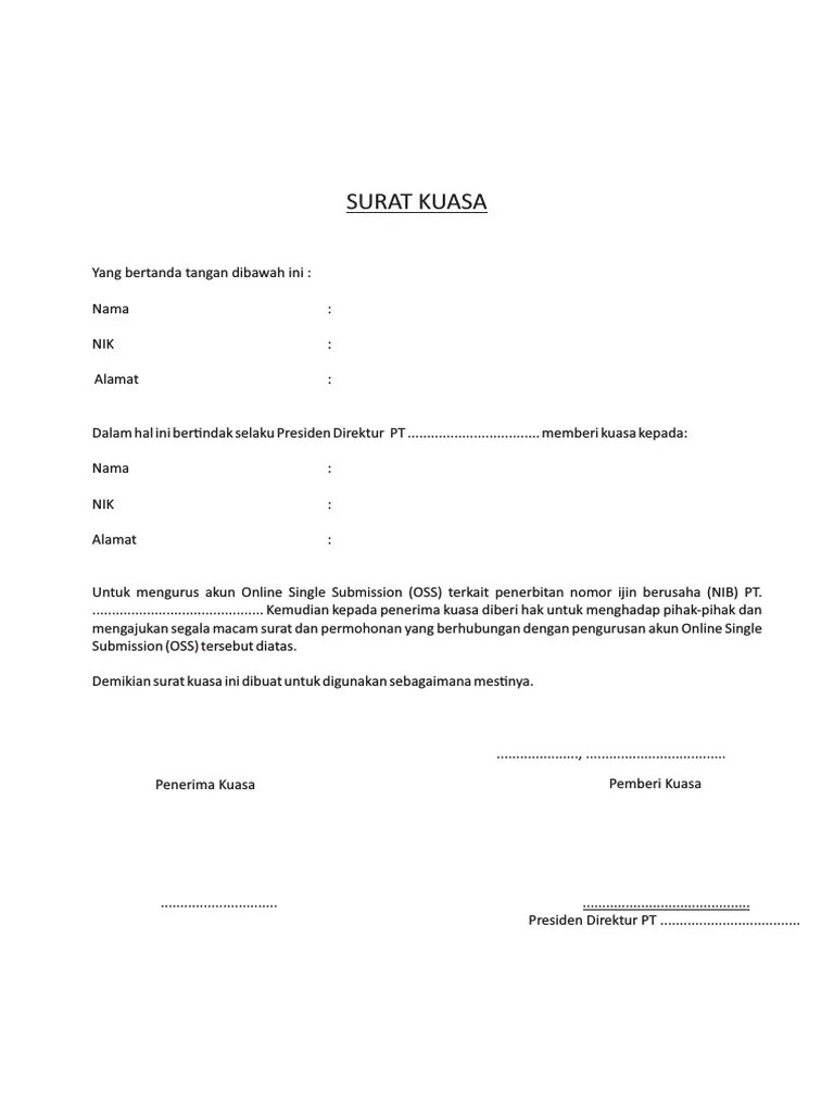 Kuasa Pengurusan Nib | Pdf