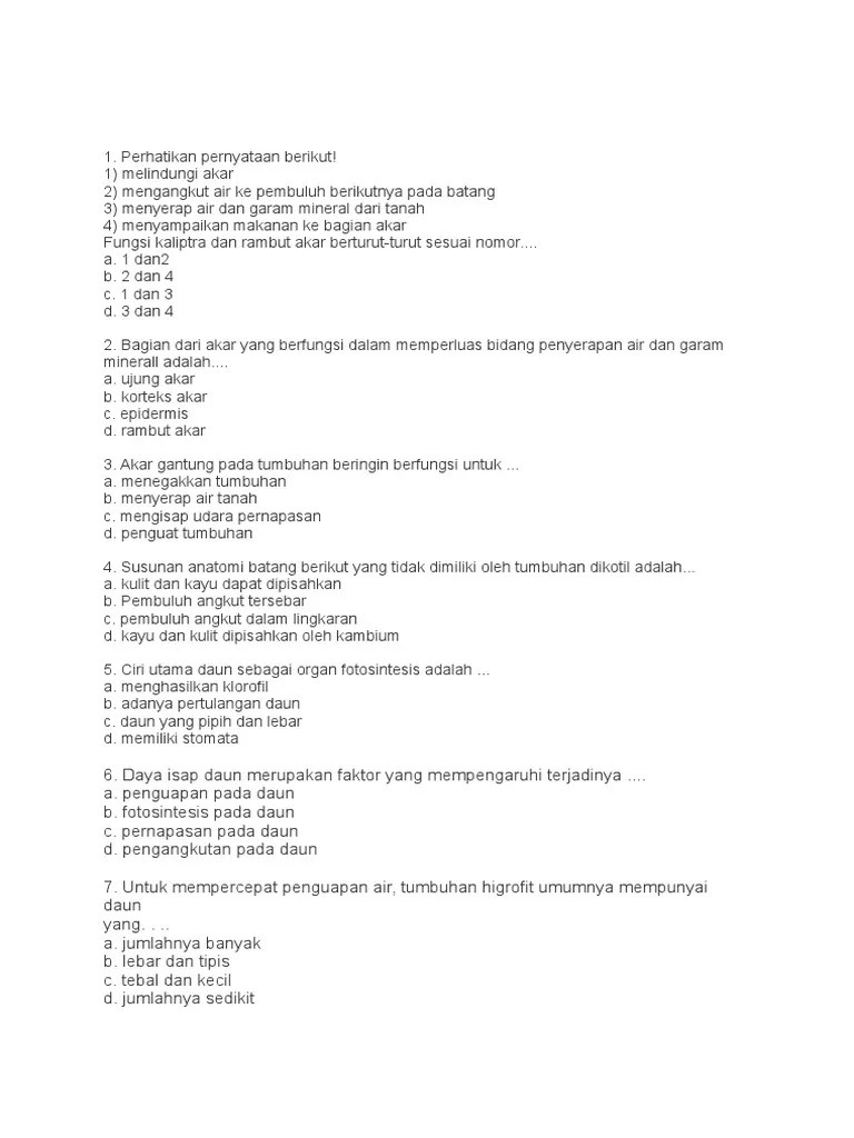 CTH Soal | PDF