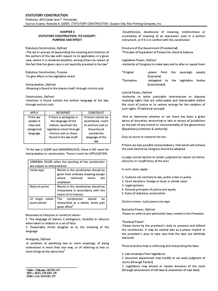 Stat Con PDF Statutory Interpretation Repeal