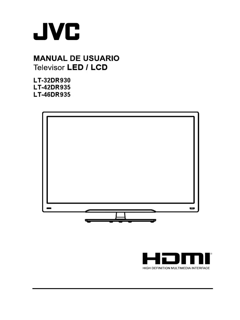 Manual de Usuario TV JVC (LT32DR930 LT42DR935 LT46DR935) PDF PDF