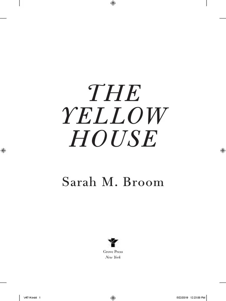 THE YELLOW HOUSE Prologue PDF New Orleans Business