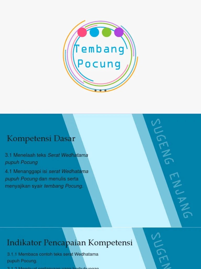 Tembang Pocung | PDF
