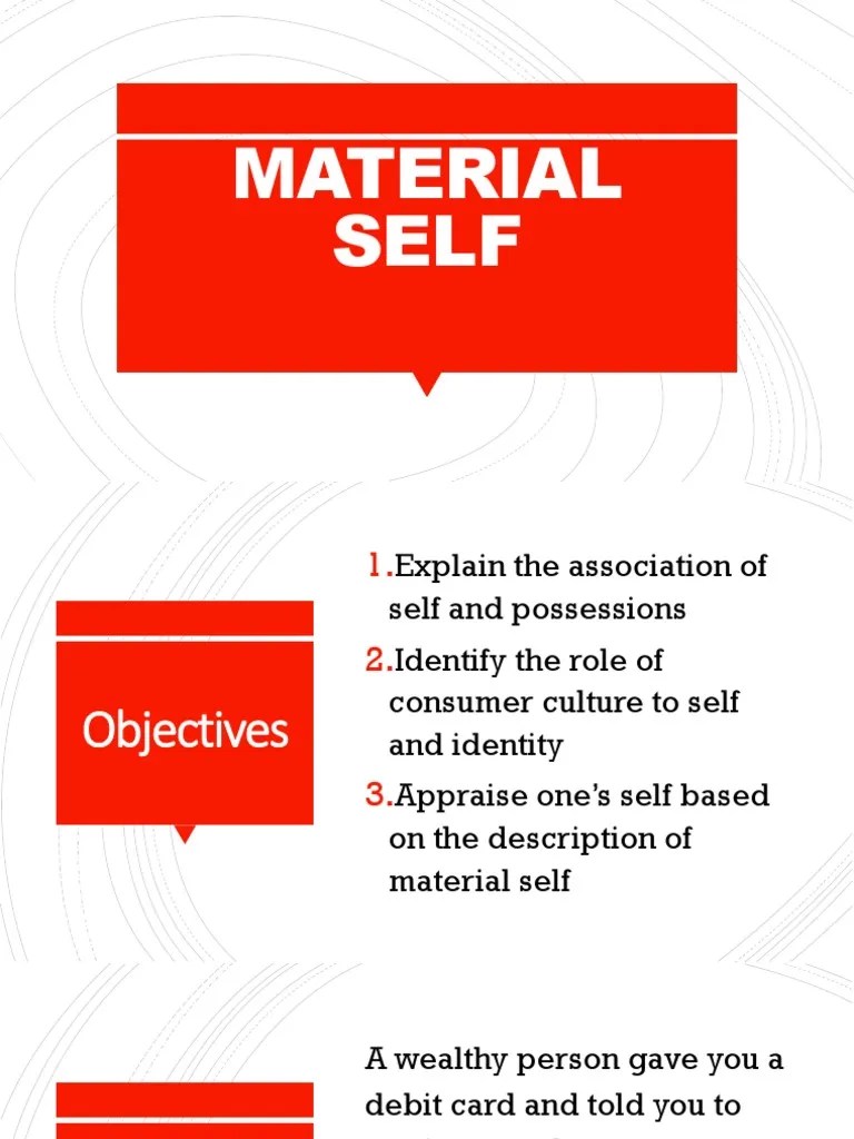 Material Self Self Emotions Free 30day Trial Scribd