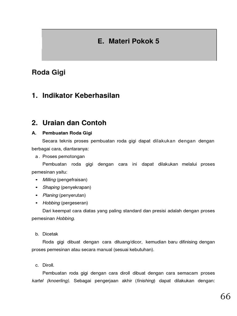 Roda Gigi | PDF