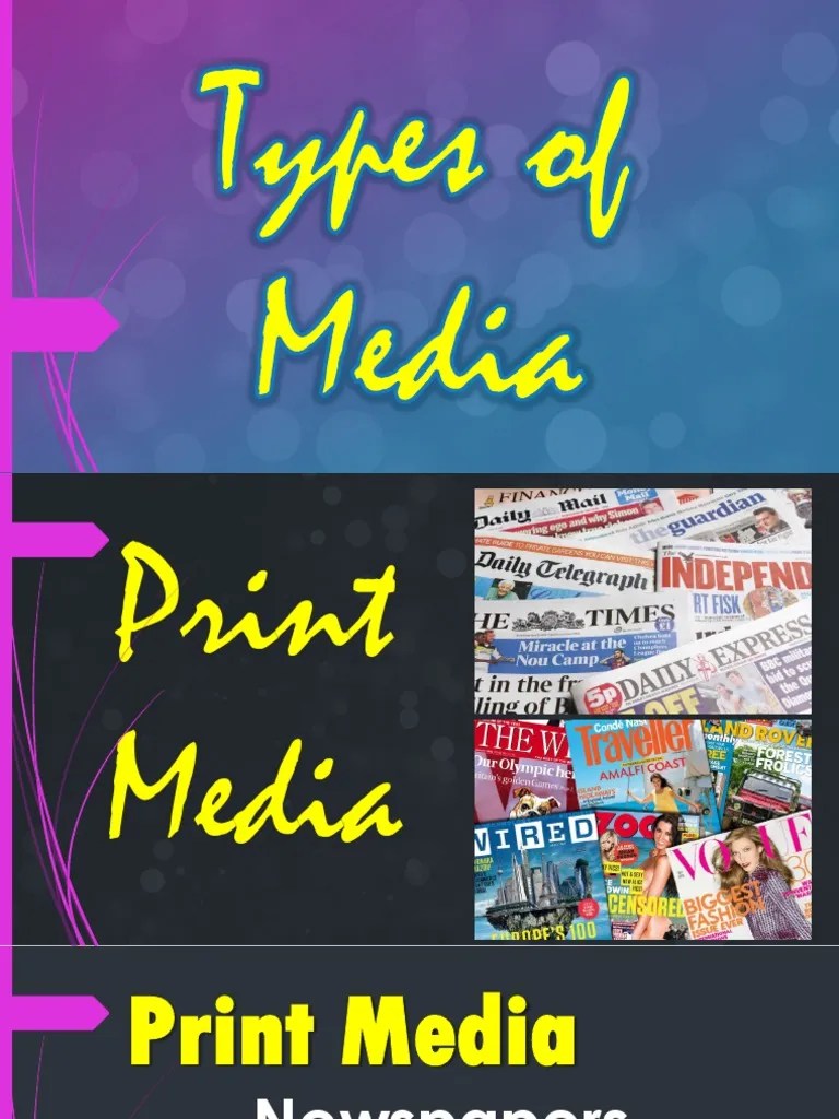 Types of Media