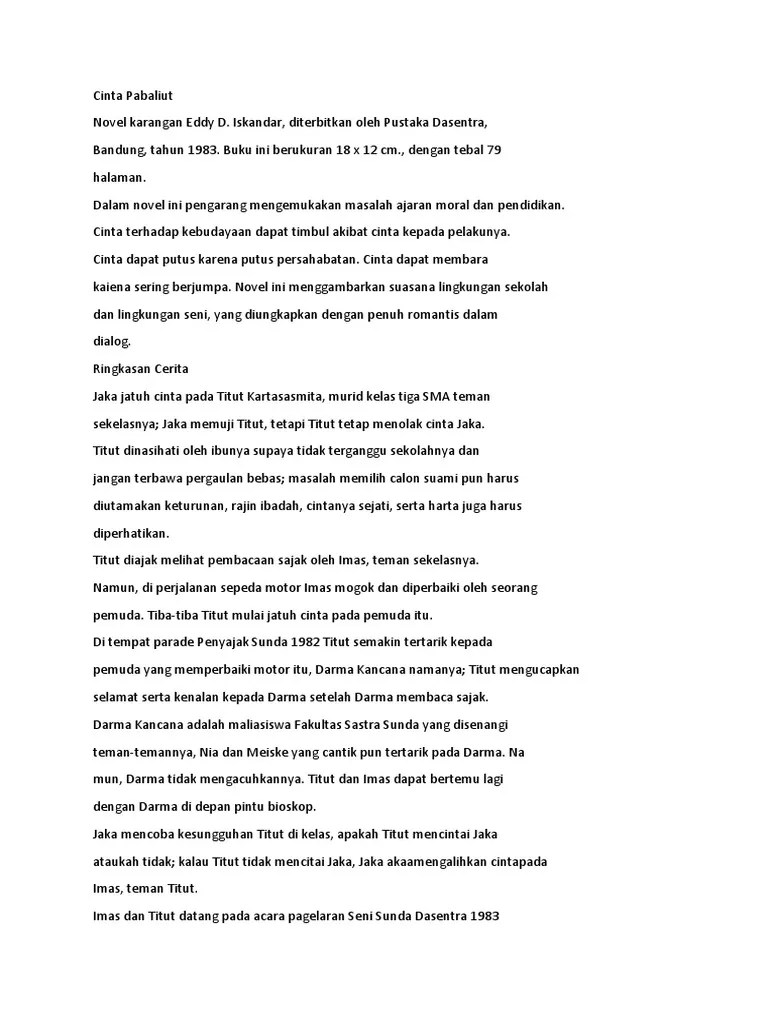 Resensi Novel Bahasa Sunda Tentang Persahabatan - Perangkat Sekolah